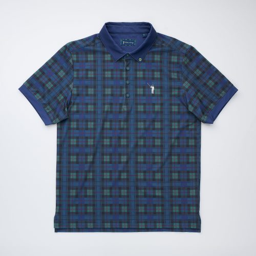 Dark Tartan Dark Tartan Mens Polo Layflat