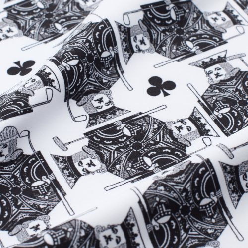 WHITE KING OF CLUBS ZOOM