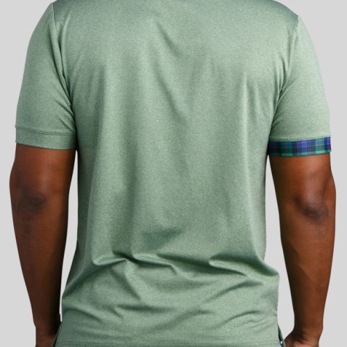 WMG Polo MurrayClassic Olive Mens On Figure Back Studio