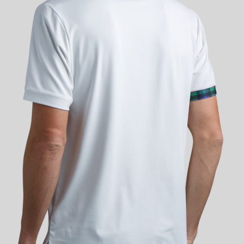 WMG Polo MurrayClassic White Mens On Figure Back Studio