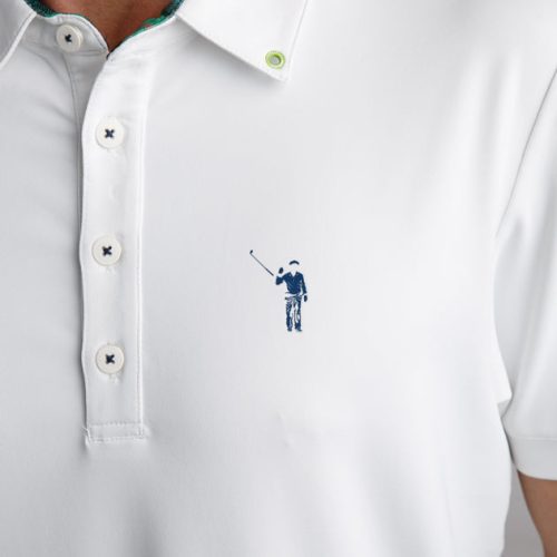 WMG Polo MurrayClassic White Mens On Figure ChestDetail Studio