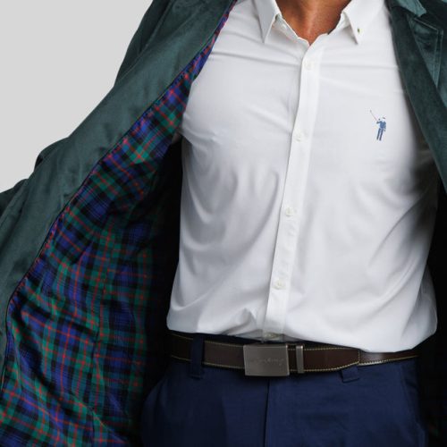 WilliamMurrayGolf Mens Outerwear GentlemansVelvetBlazer 001 106 012 Spruce On Figure Lining