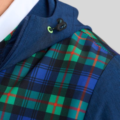 WilliamMurrayGolf Mens Outerwear StowAwayJacket 002 182 002 Tartan On Figure ZoomDetail