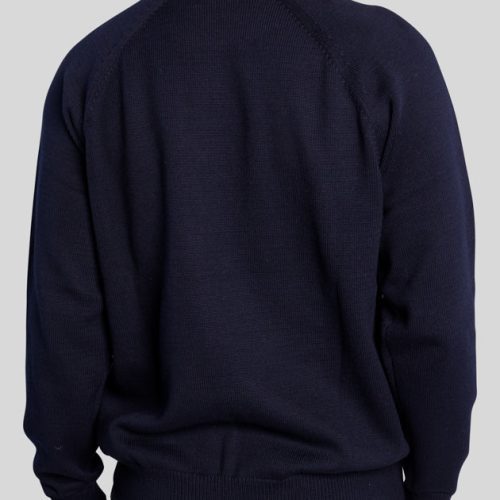 WilliamMurrayGolf Mens Outerwear WMLogoSweater 002 235 177 Navy On Figure Back