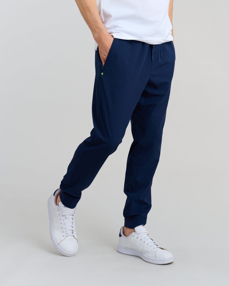 WilliamMurrayGolf Mens Pants Jogger 001 239 014 Navy On Figure Front