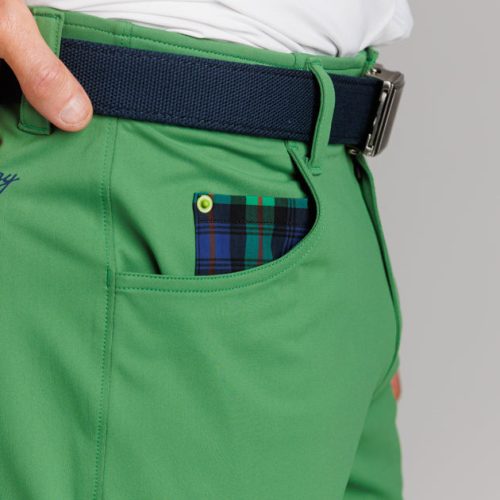 WilliamMurrayGolf Mens Pants MurrayPerformance 001 169 084 Green On Figure FrontPocket