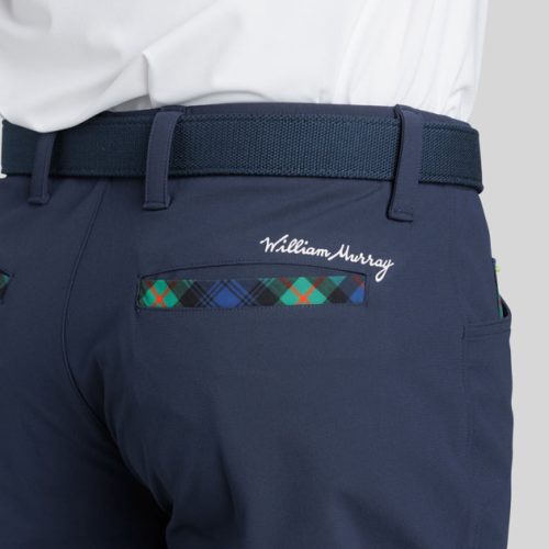 WilliamMurrayGolf Mens Pants MurrayPerformance 001 169 084 Navy On Figure Script