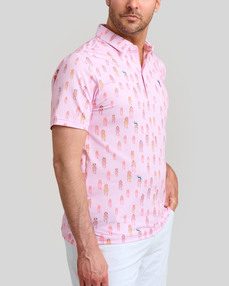 WilliamMurrayGolf Mens Polo AndThey reOff 257 101 103 Pink On Figure Front2 min