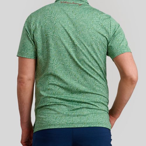 WilliamMurrayGolf Mens Polo CourseTalk 357 101 103 Green On Figure Back