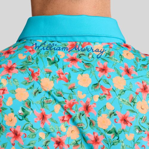 WilliamMurrayGolf Mens Polo LittleShopOfFlorals 358 101 103 SkyBlue On Figure Script min