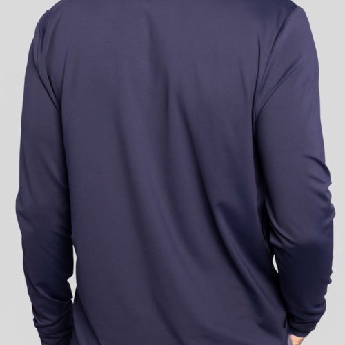 WilliamMurrayGolf Mens Polo MurrayClassicLS 001 108 003 Navy On Figure Back e647bfd9 fb62 4da2 b3c3 7a12bdf22836