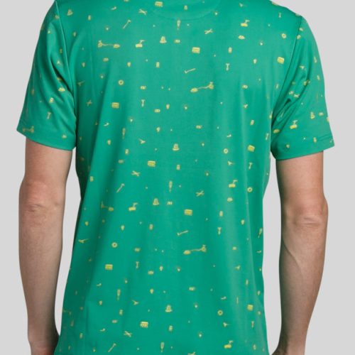 WilliamMurrayGolf Mens Polo OdeToCarl 022 101 003 Green On Figure Back