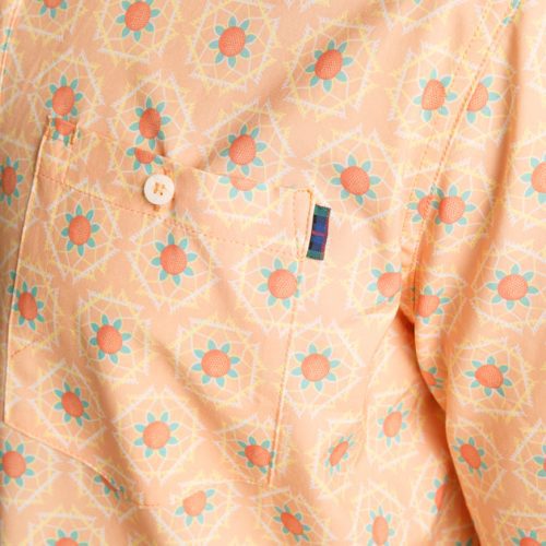 WilliamMurrayGolf Mens Polo SandyTiles 037 162 088 Peach On Figure pocket