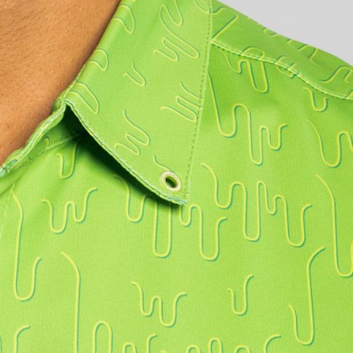 WilliamMurrayGolf Mens Polo SlimeTime 095 101 003 Slime On Figure Eyelet