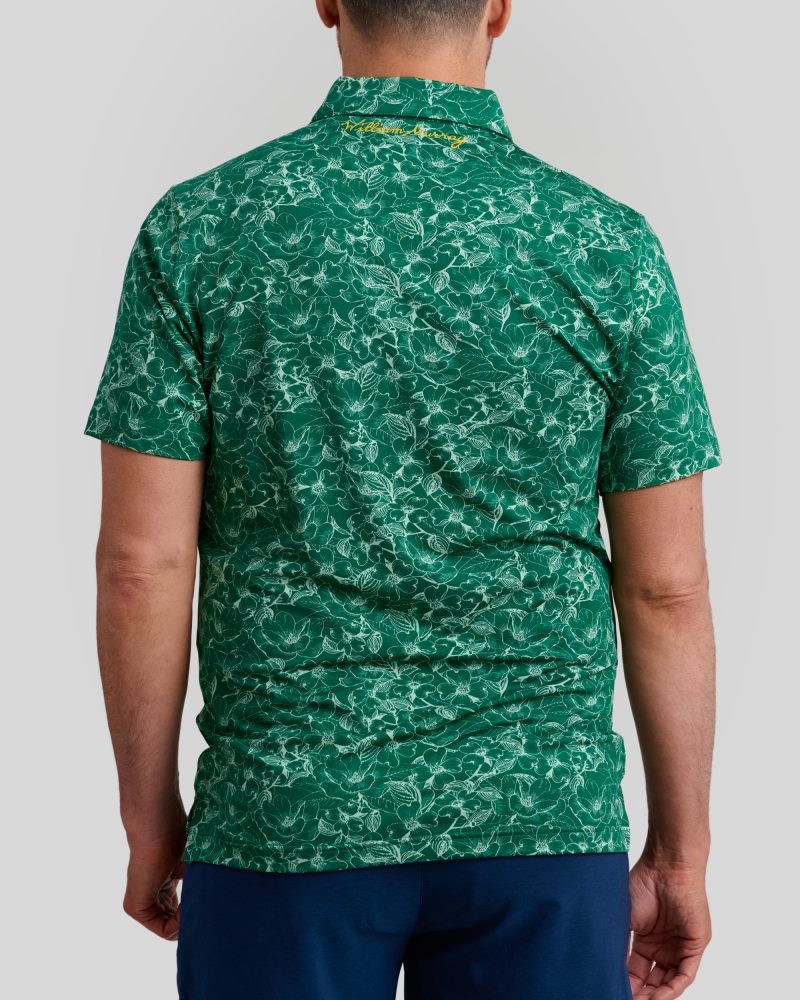 WilliamMurrayGolf Mens Polo SouthernCharm 071 101 103 Green On Figure Back min