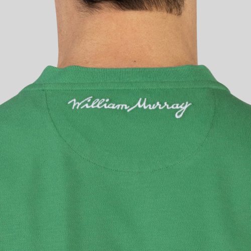 WilliamMurrayGolf Mens Polo TempoBand 001 237 179 Green On Figure Script 1357b6cf f459 4ad0 8105 c902e72ab02c