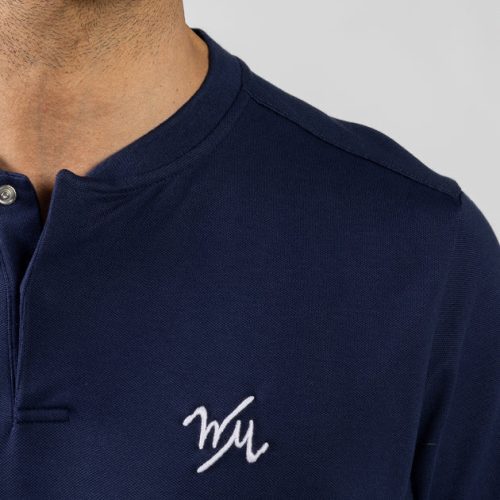 WilliamMurrayGolf Mens Polo TempoBand 001 237 179 Navy On Figure Logo