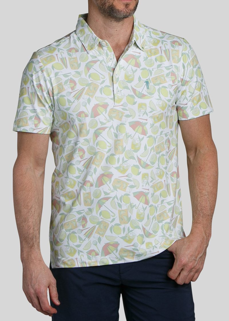 WilliamMurrayGolf Mens Polo ToTheKing 258 101 003 On Figure Front