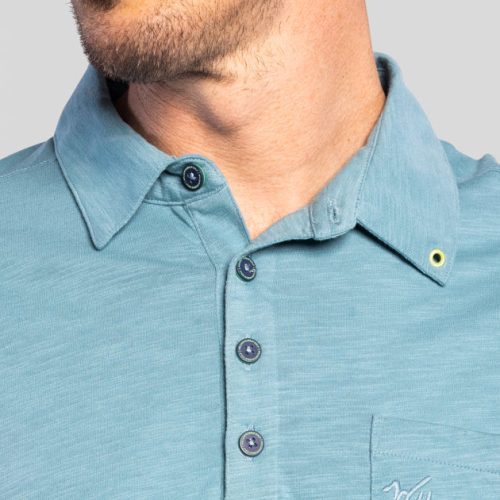 WilliamMurrayGolf Mens Polo WMCornerPocket 001 101 185 Blue On Figure Chest