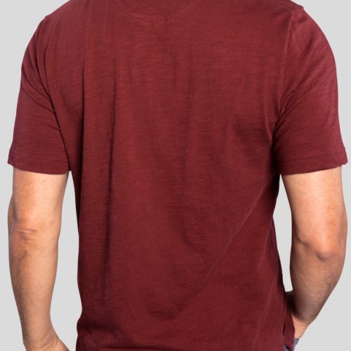 WilliamMurrayGolf Mens Polo WMCornerPocket 001 101 185 Burgundy On Figure Back