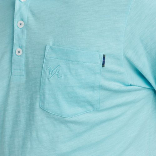 WilliamMurrayGolf Mens Polo WMCornerPocket 001 101 185 Seafoam On Figure Pocket