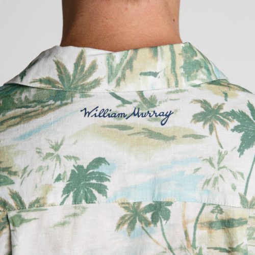 WilliamMurrayGolf Mens SSButtonDown JustBeachy 078 166 066 white On Figure script