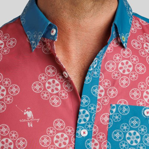 WilliamMurrayGolf Mens SSButtonDown KeepingItReal 285 162 092 Mix On Figure Chest