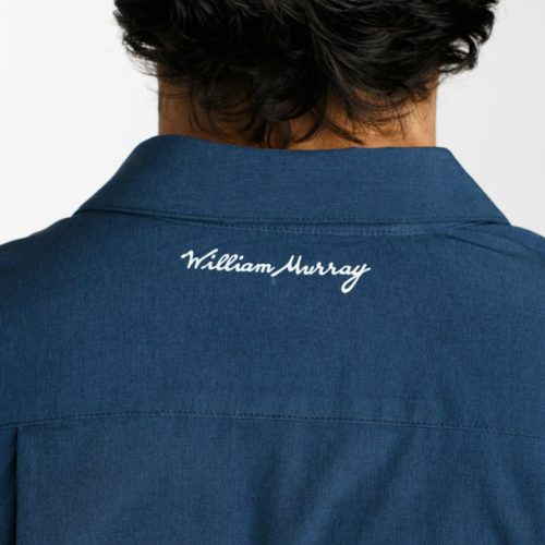 WilliamMurrayGolf Mens SSButtonDown MurrayClassic 001 162 002 Navy On Figure BackZoom