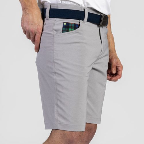 WilliamMurrayGolf Mens Shorts MurrayClassicShorts 001 168 108 LtGrey On Figure Front2