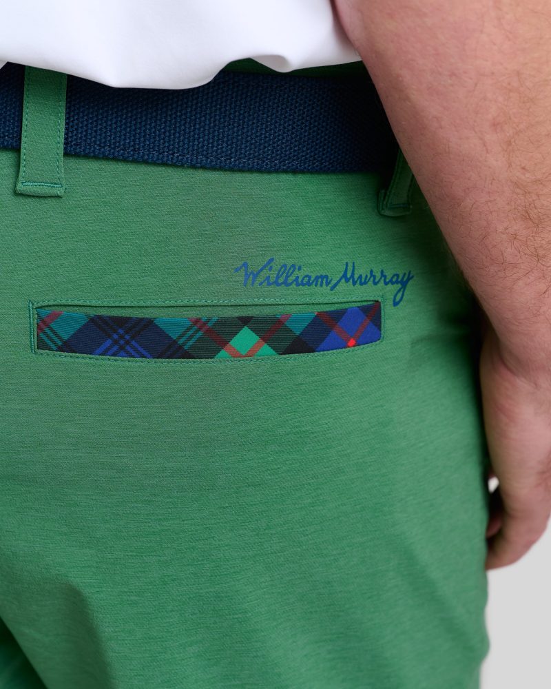 WilliamMurrayGolf Mens Shorts MurrayClassicShorts 001 245 108 Green On Figure Script