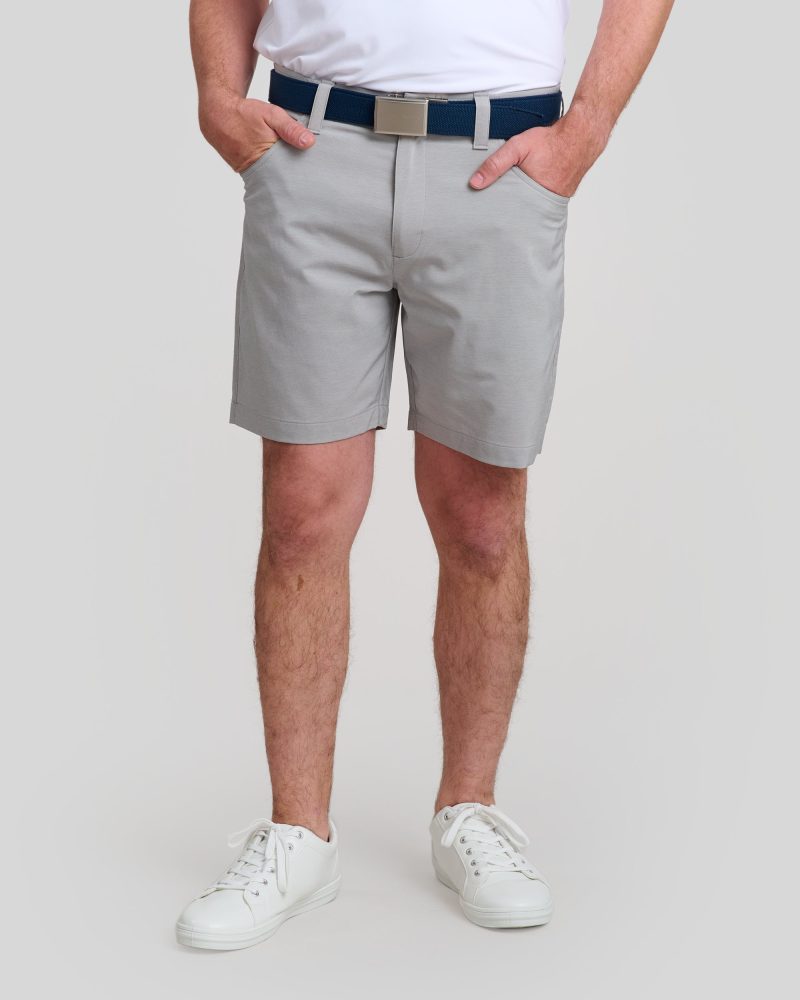 WilliamMurrayGolf Mens Shorts MurrayClassicShorts 001 245 108 LtGrey On Figure Front b19face5 f854 49aa 8474 edfdfc50109a