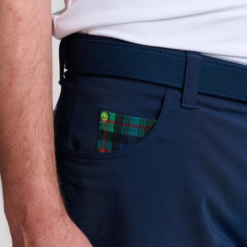 WilliamMurrayGolf Mens Shorts MurrayClassicShorts 001 245 108 Navy On Figure FrontPocket