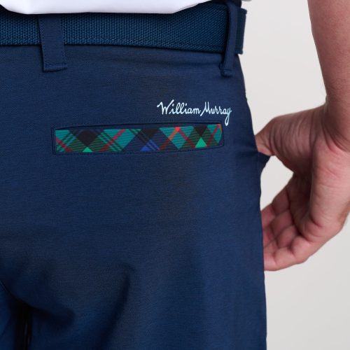 WilliamMurrayGolf Mens Shorts MurrayClassicShorts 001 245 108 Navy On Figure Script