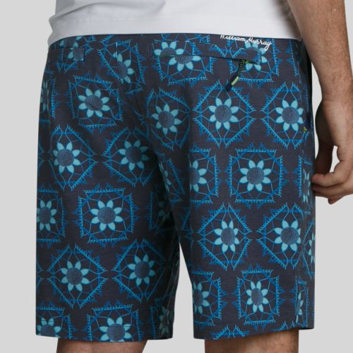 WilliamMurrayGolf Mens Shorts SandyTilesWaterHazardShorts 037 127 048 Navy On Figure Back