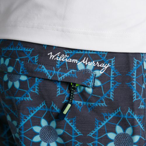 WilliamMurrayGolf Mens Shorts SandyTilesWaterHazardShorts 037 127 048 Navy On Figure backpocket