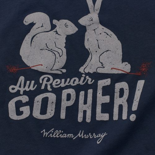 WilliamMurrayGolf Mens T Shirt AuRevoirGopher 742 246 191 Navy On Figure Zoom min