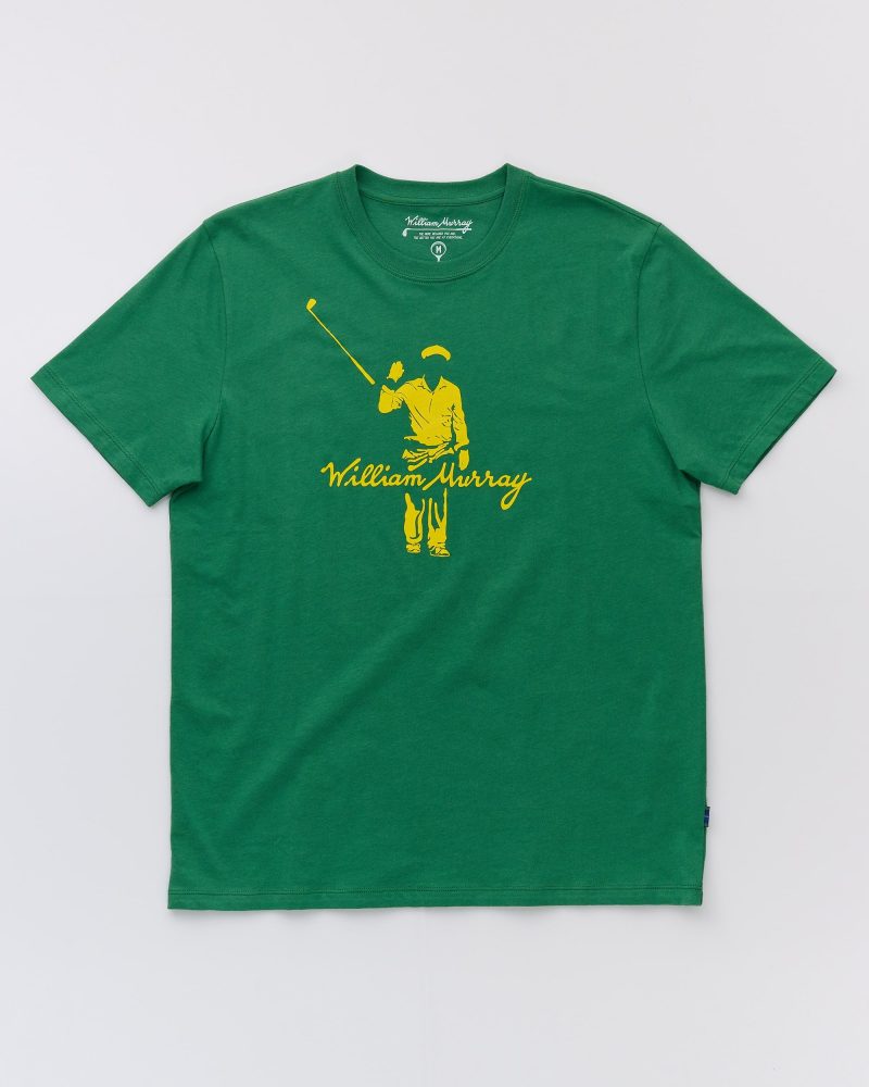 WilliamMurrayGolf Mens T Shirt ZFG 047 246 191 Green Lay Flat min