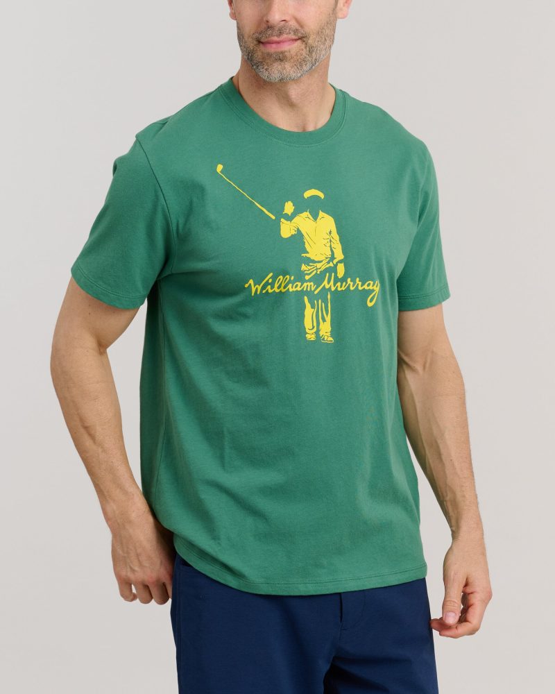 WilliamMurrayGolf Mens T Shirt ZFG 047 246 191 Green On Figure Front min