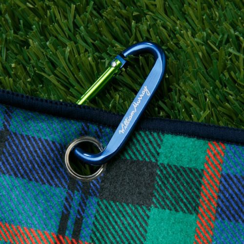 WilliamMurrayGolf Unisex Accessories MurrayTartanCartTowel 022 157 163 Tartan LayFlat Detail