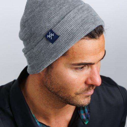 WilliamMurrayGolf Unisex Hat CaptainLowProfileBeanie 001 508 161 Grey On Model Front 1