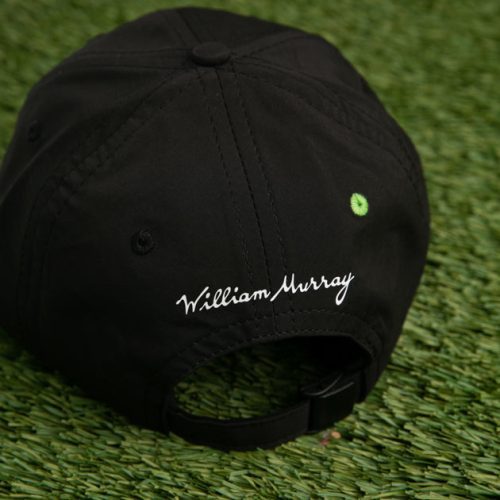 WilliamMurrayGolf Unisex Hat NineIronDad 001 112 028 Black LayFlat Back2