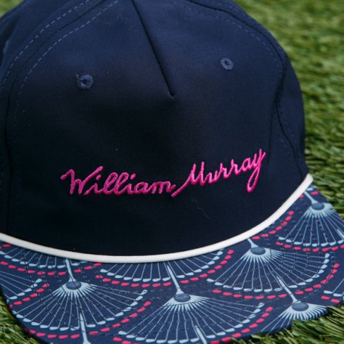 WilliamMurrayGolf Unisex Hat PuttinOnTheRitzNoonan 175 187 036 Navy LayFlat Script