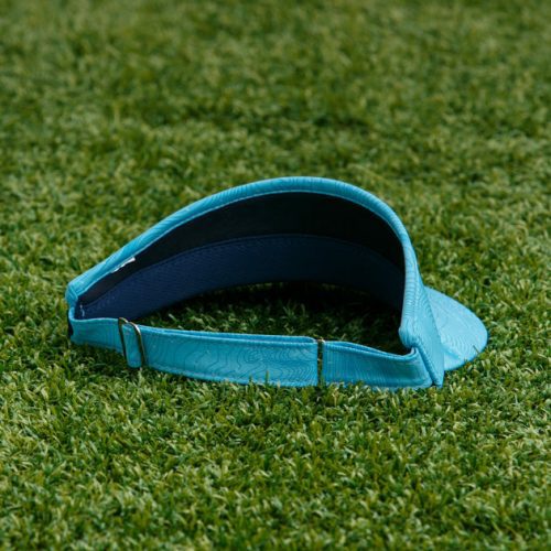 WilliamMurrayGolf Unisex Hat TheReadingGreensVisor 001 115 036 SkyBlue LayFlat Back