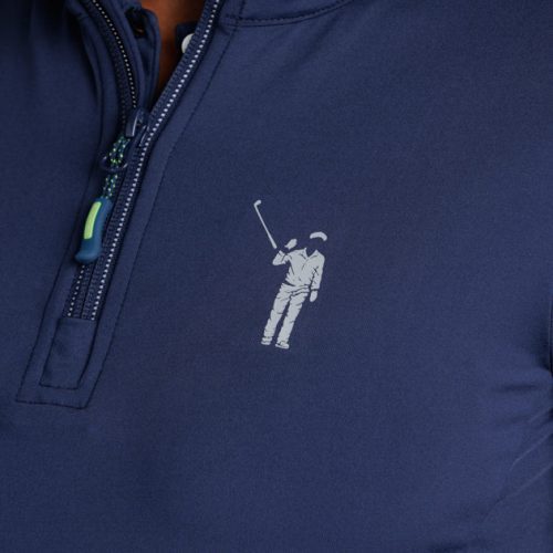 WilliamMurrayGolf Womens Outerwear ChipShotPocketPullover 001 802 103 Navy On Figure Icon