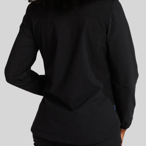 WilliamMurrayGolf Womens Outerwear MurrayClassicWedgeJacket 001 808 084 Black On Figure Back