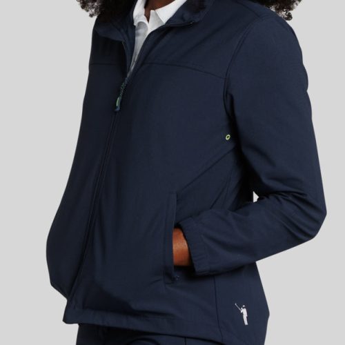 WilliamMurrayGolf Womens Outerwear MurrayClassicWedgeJacket 001 808 084 Navy On Figure Front