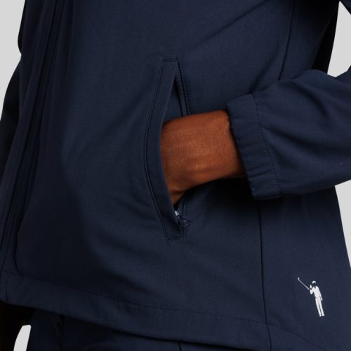 WilliamMurrayGolf Womens Outerwear MurrayClassicWedgeJacket 001 808 084 Navy On Figure Pocket