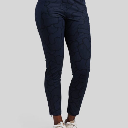 WilliamMurrayGolf Womens Pants InTheWeedsPitchin 185 810 084 Navy On Figure Front