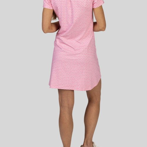 WilliamMurrayGolf Womens PoloDress PearlyWhites 327 803 003 Pink On Figure Back f11e1b34 ba91 4f47 9e50 8013ed3c7a14