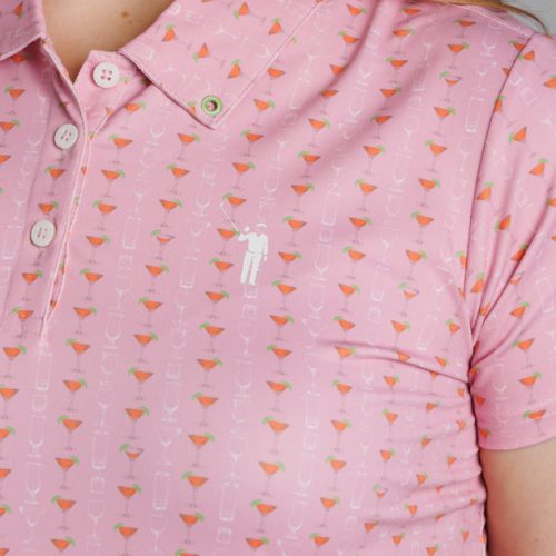 WilliamMurrayGolf Womens Polo CocktailSeersucker 303 800 003 Pink On Figure Icon 2